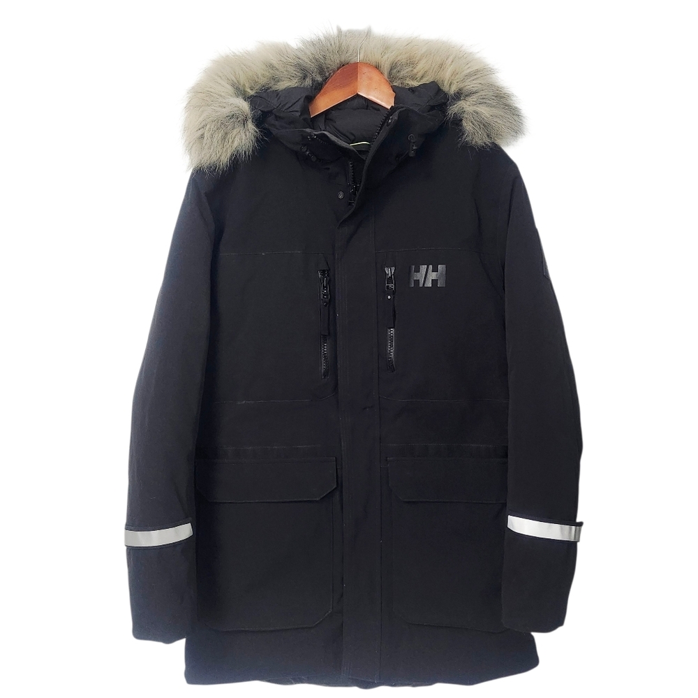 Helly Hansen Size M Down Black Warm Parka